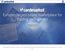 Tablet Screenshot of cardmarket.com